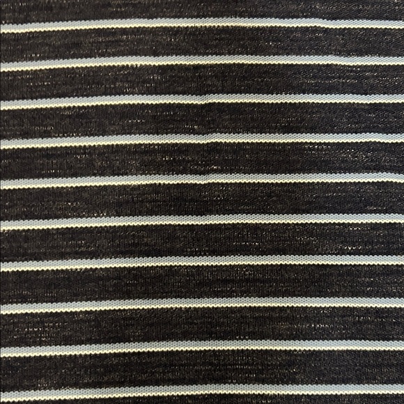 L.L. Bean Men’s Navy, White And Light Blue Striped Shirt Sleeve Polo Shirt - Picture 3 of 5